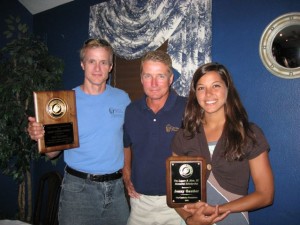 Karl Shreeves (Giant Stride Award 2008) and Jenny Gautier, with Terrence