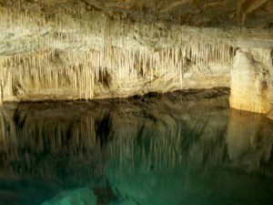 Cave formations in Bermuda