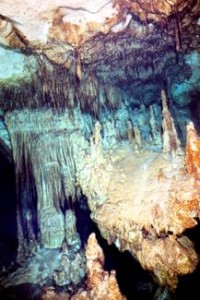 Stalactites, stalagmites, and columns are just some of the speleothems found in Sistema Camilo