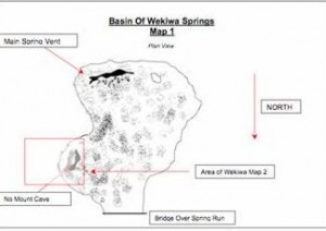 Map of the basin of Wekiwa Springs
